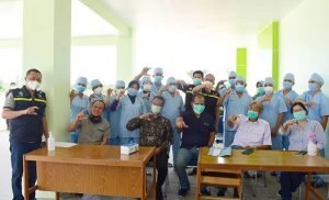 Sembuh dari Corona, Andriyus Disambut Gembira. Puji Pelayanan Tenaga Medis