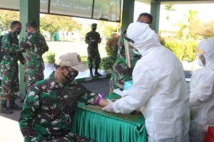 Rapid Test Tim Investigasi Patok Batas Negara Non Reaktif