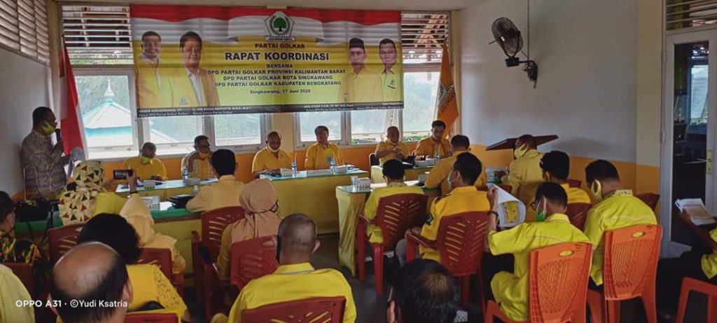 DPD Partai Golkar Kalbar rakor di Singkawang untuk menyolidkan pengurus dan elemen di Pilkada Sambas dan Bengkayang