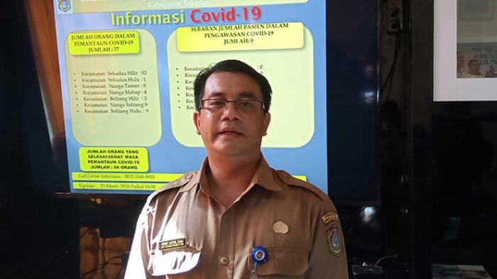 Juru Bicara Tim Gugus Tugas Percepatan Penanganan Covid-19 Kabupaten Sekadau Henry Alpius