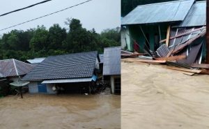 Banjir Bandang Landa Desa Nekan