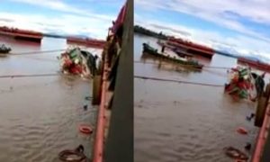 Gagal Tarik Tongkang, Tugboat Mega Sukses Tenggelam