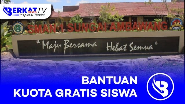Bantuan Kuota Gratis Siswa di tengah pandemi