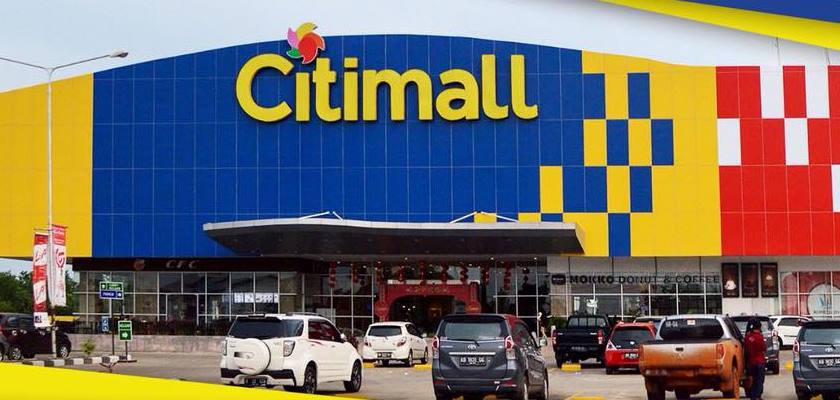 Citi Mal di Ketapang yang hari ini dinyatakan 23 orang pengunjungnya terpapar covid-19