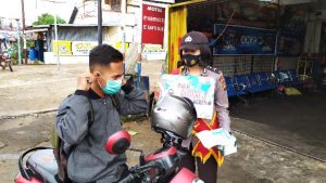 10 Ribu Masker Dibagikan Gratis di Kuala Dua