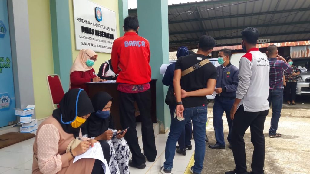 130 Orang di DPRD Kubu Raya Diswab, Dinkes Lakukan Tracing