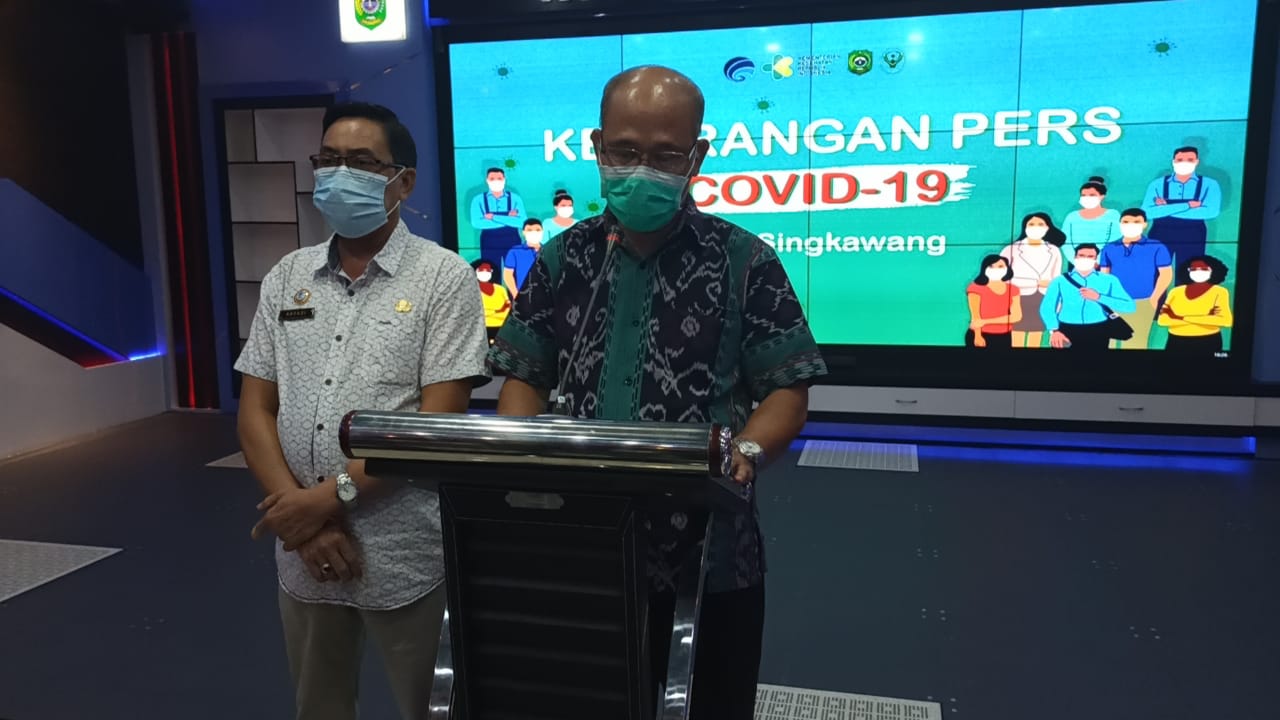 Humas Gugus Tugas Percepatan Penanganan Covid-19 Kota Singkawang, Barita P Ompusunggu.