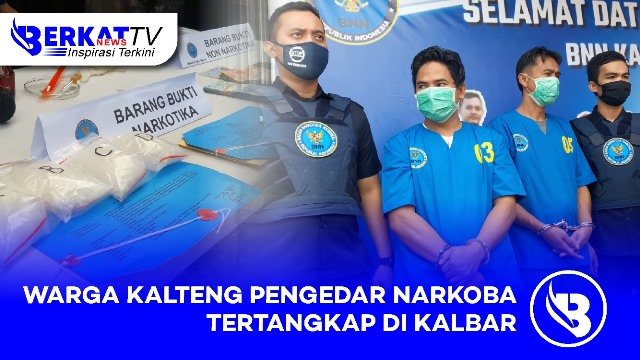 Warga Kalteng Pengedar Narkoba Tertangkap di Kalbar