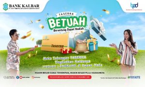 Taserna Betuah, Bank Kalbar Berikan Nasabah Hadiah Langsung