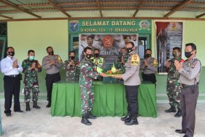 HUT TNI, Koramil Sekadau Dapat Hadiah Kejutan dari Polres Sekadau