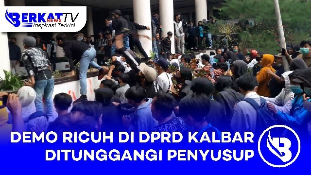 demo dprd ditunggangi penyusup