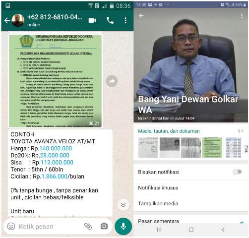 Modus penipuan yang mencatut nama lima anggota DPRD Kubu Raya.