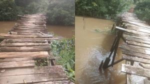 Jembatan Penghubung Lima Desa Rawan Ambruk