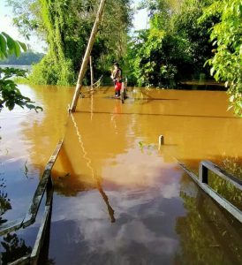 Jembatan Sui Engkakal Rusak Parah