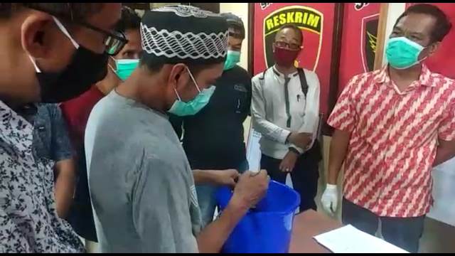 Pemusnahan narkoba oleh Polres Kubu Raya hasil dari pengungkapan tiga kasus Operasi Pekat Kapuas.