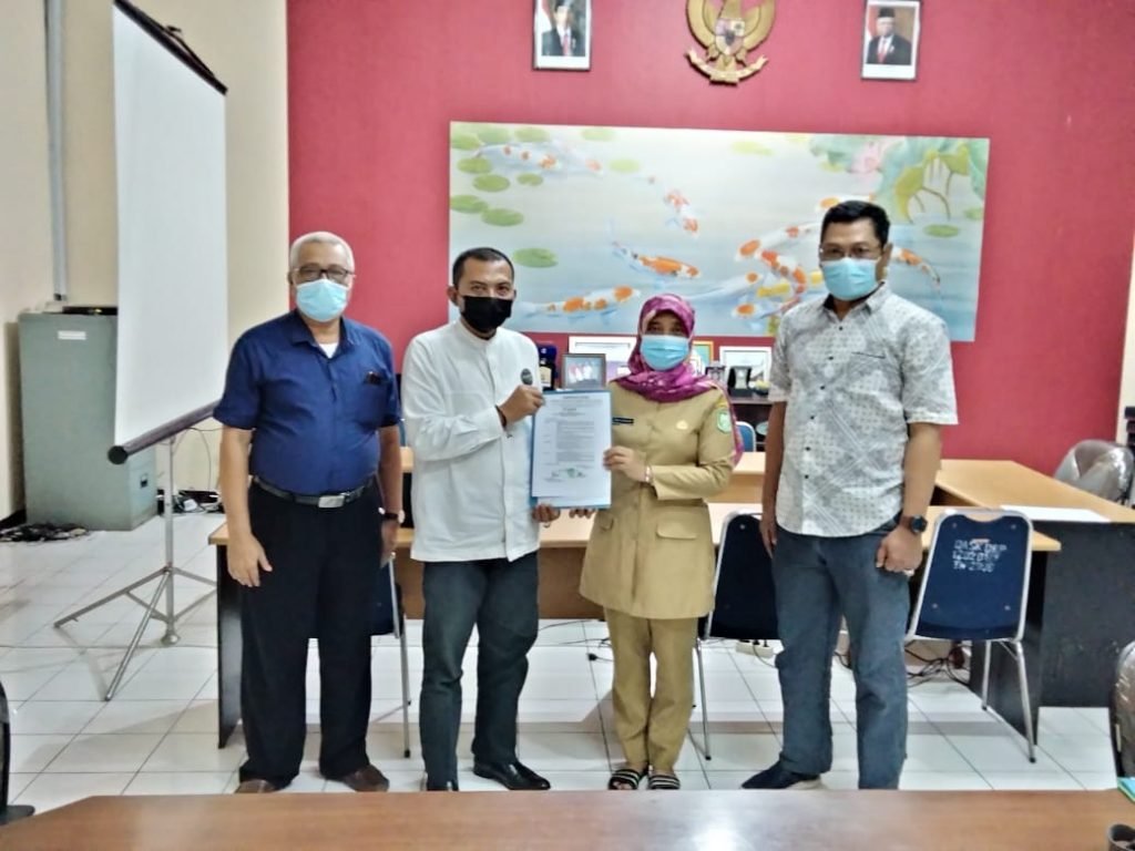 Pengurus PWNU dan SNNU saat audiensi dengan Kepala DKP Kalbar.