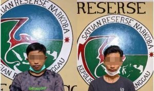 Sehari Dua Tersangka Narkotika Ditangkap