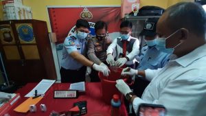 Sabu Selundupan ke Lapas Dimusnahkan