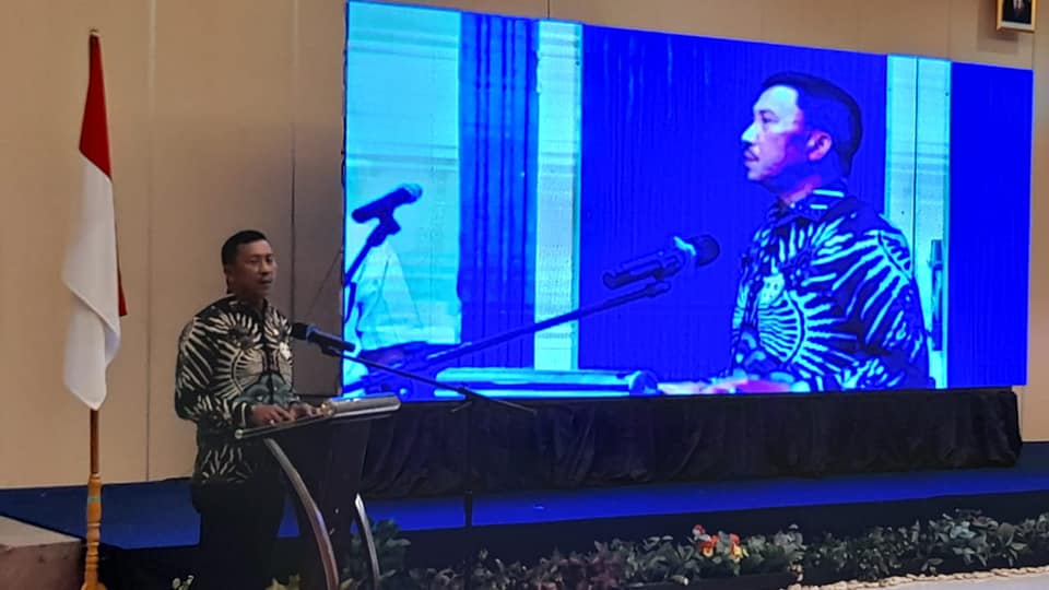 Wakil Ketua DPRD Kubu Raya, Usman saat launching geoportal dan webgis
