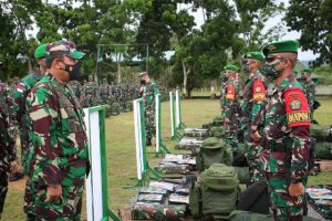 Operasi di Perbatasan, Mabes TNI Cek Yonif Mekanis 643/Wns