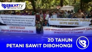 Petani Sawit Demo Kantor Bupati
