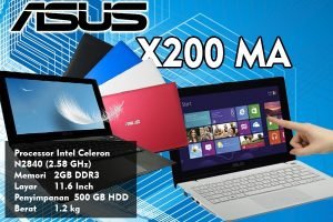 Laptop Asus X200MA Harga dan spesifikasi terbaru
