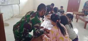Cerdaskan Anak Bangsa, Satgas Pamtas Mengajar Anak Perbatasan