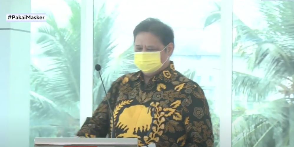 Menteri Koordinator Bidang Ekonomi, Airlangga Hartarto