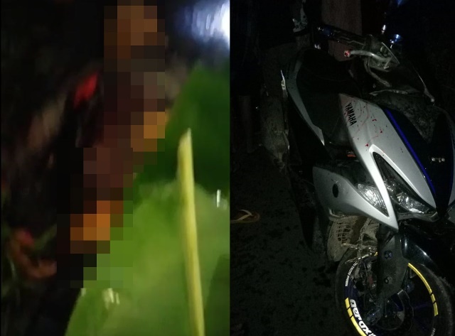 Seorang pria ditemukan tergeletak bersimbah darah di pinggir jalan di daerah Parit Ganduk Desa Mega timur Kecamatan Sui Ambawang Kabupaten Kubu Raya.