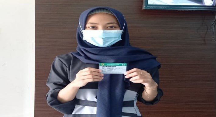 Fitria Awaliyah anak seorang petani yang merasakan manfaat JKN - KIS