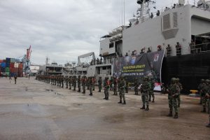 772 Personel Yonif Raider 641/Bru Latihan Tempur di Batu Raja