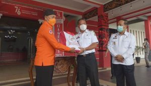 750 KK di Kecamatan Kapuas Dapat Bantuan Beras dari Presiden dan Gubernur