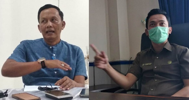 Anggota DPRD Sintang Zulherman dan Ketua DPRD Sintang Florensius Ronny