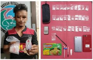 Polisi Grebek Kost AL Simpan Sabu 32 Gram