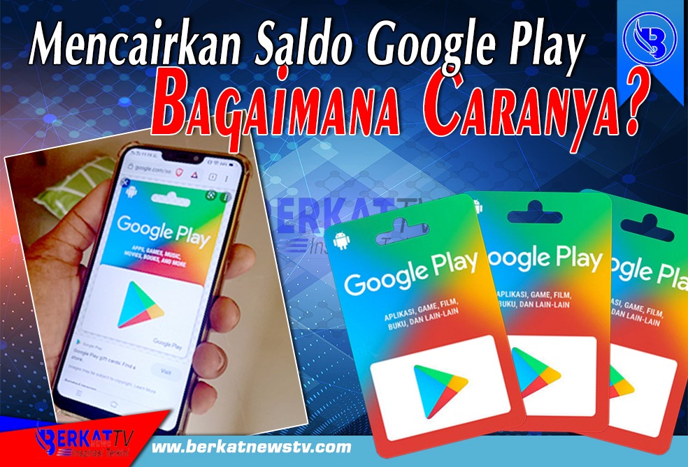 mencairkan saldo google play