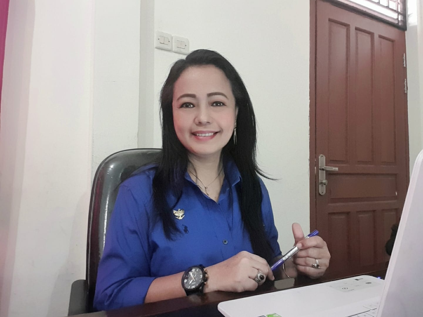 Ketua Komisi Informasi Provinsi Kalimantan Barat, Rospita Vici Paulyn