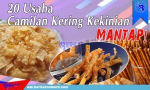 20 Usaha Camilan Kering Jajanan Rumah Modal Kecil