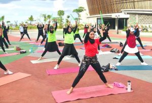 Gaia Bumi Raya City Adakan Pound Fit Bootcamp Pertama di Mal