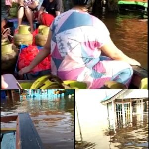 Sintang Banjir, Kesusahan Tabung Gas, Air Bersih
