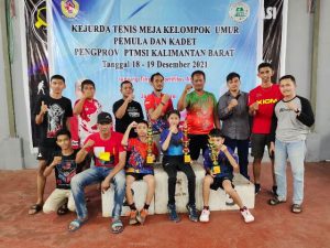 Atlet Tenis Meja Sanggau Raih Juara 3