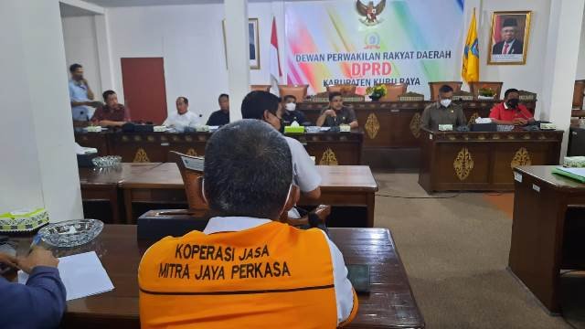 Komisi II DPRD Kubu Raya menerima audiensi dari Koperasi Jasa Mitra Jasa Perkasa terkait dengan tenaga buruh.