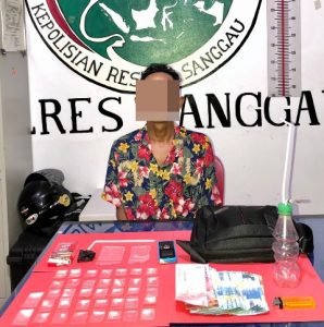 Pria Paruh Baya Tertangkap Miliki 37 Paket Sabu
