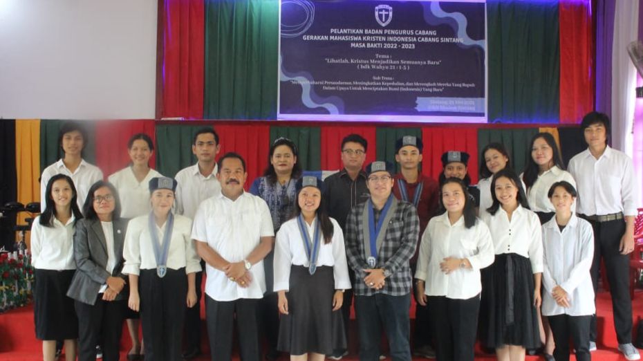 Pelantikan BPC Gerakan Mahasiswa Kristen Indonesia (GMKI) Sintang masa bakti 2022-2023 diharapkan dapat menjalankan tiga pelayanan utama dan membangun relasi
