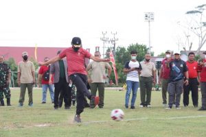 100 Klub Ikuti Sujiwo Cup II. Pangdam: Silahkan Gunakan Fasilitas Olahraga Kodam
