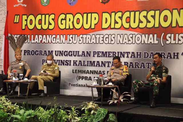 Focus Group Discussion (FGD) Studi Lapangan Isu Strategis Nasional (SLISN) PPRA LXIII Tahun 2022 Lemhannas RI.