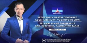 Agus Harimukti Yudhoyono Ucapkan Selamat HUT ke-15 Kubu Raya