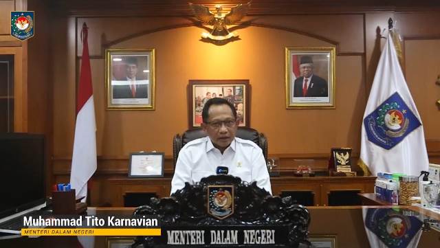 Menteri Dalam Negri Muhammad Tito Karnavian mengucapkan selamat HUT ke-15 Kabupaten Kubu Raya