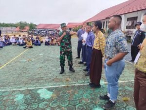 TNI Latih Siswa Baru Wawasan Kebangsaan