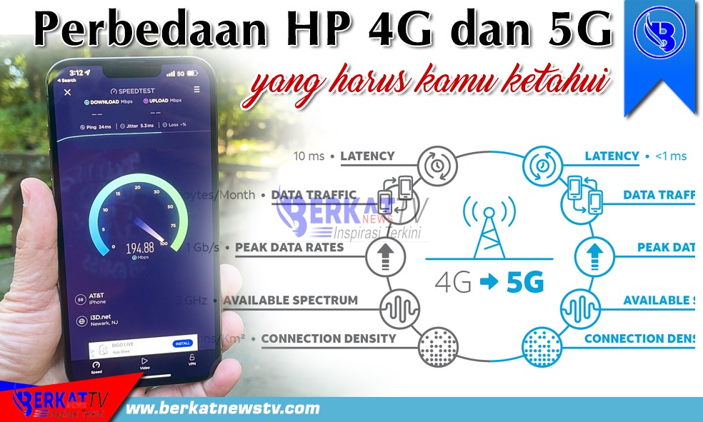 Perbedaan Hp 4G dan 5G Bukan Hanya Kecepatan