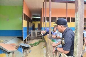 Bangunan SD di Dusun Jelutung Rusak Parah